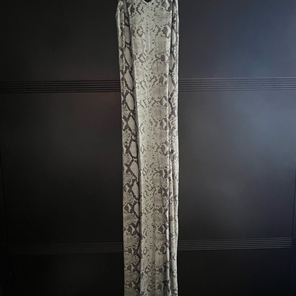 Indah Snake Print Maxi Dress